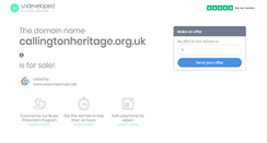 Desktop Screenshot of callingtonheritage.org.uk
